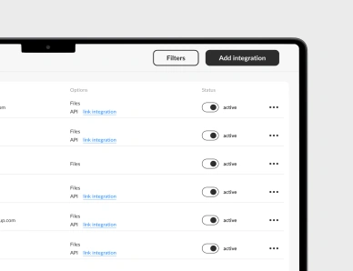 API Entwicklung & Integration