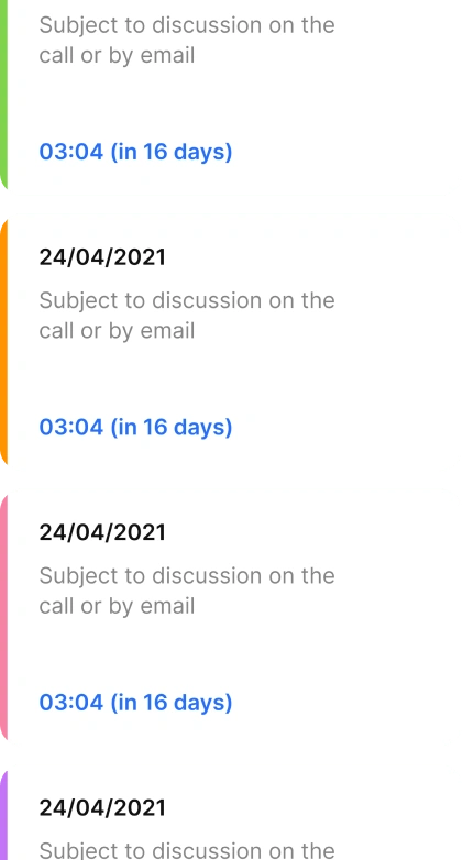 Terminverwaltung mit Kalender